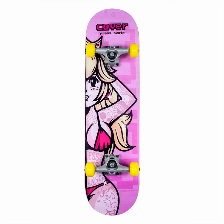 Patineta Skateboard Cover Princess