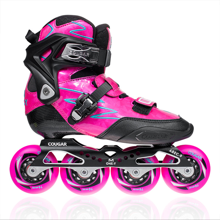 Cougar M-ONE-Y PINK Patines en línea de fibra de carbono