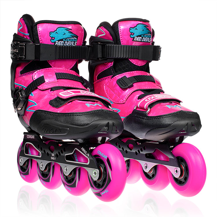 Cougar M-ONE-Y PINK Patines en línea de fibra de carbono