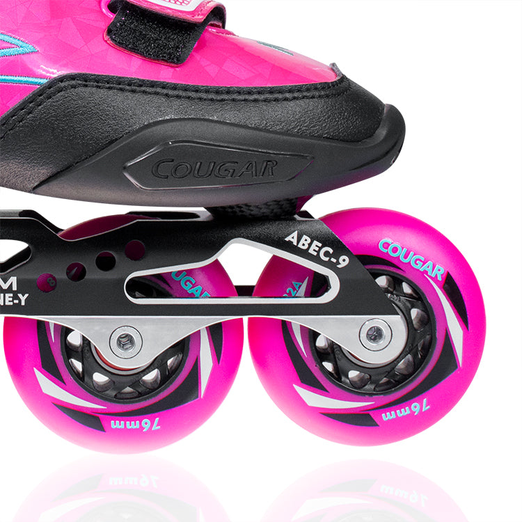 Cougar M-ONE-Y PINK Patines en línea de fibra de carbono