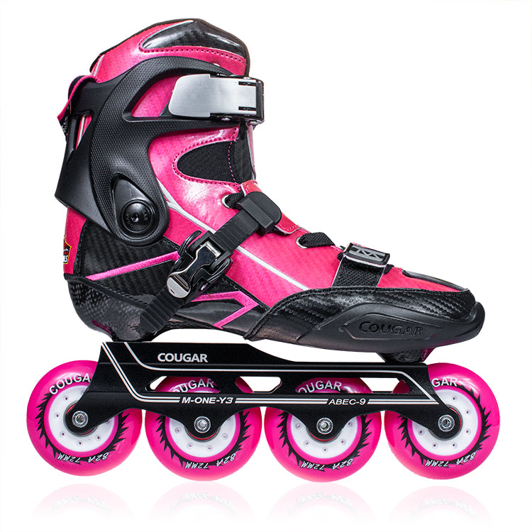 Cougar M-ONE-Y3 PINK Patines en línea de fibra de carbono