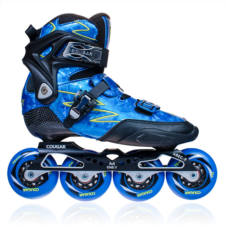 Cougar M-ONE-Y BLUE Patines en línea de fibra de carbono