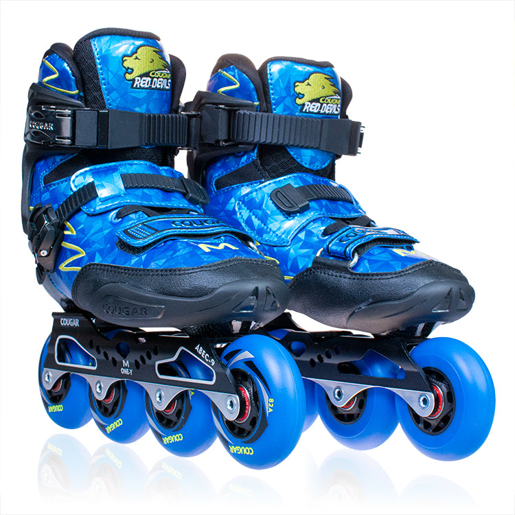 Cougar M-ONE-Y BLUE Patines en línea de fibra de carbono